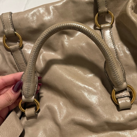 MIU MIU VITELLO SHINE BOW BAG - Picture 13 of 16